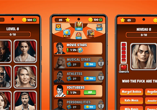 Easyweb Project - STAR GUESSER, mobiele app