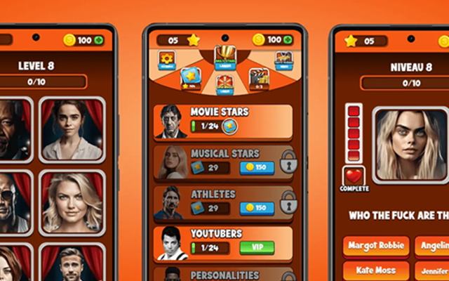 Easyweb Project - STAR GUESSER, mobiele app