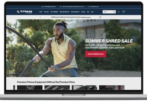BrainSpate Project - Titan Fitness: Hoogwaardige Shopify Plus-winkel