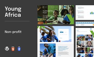 Web Help Agency Project - Website van de non-profitorganisatie Young Africa