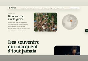 Koragence Project - Immersief websiteontwerp en -ontwikkeling voor Xwévi