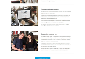 The Web Provider Project - Website van Motor Depot