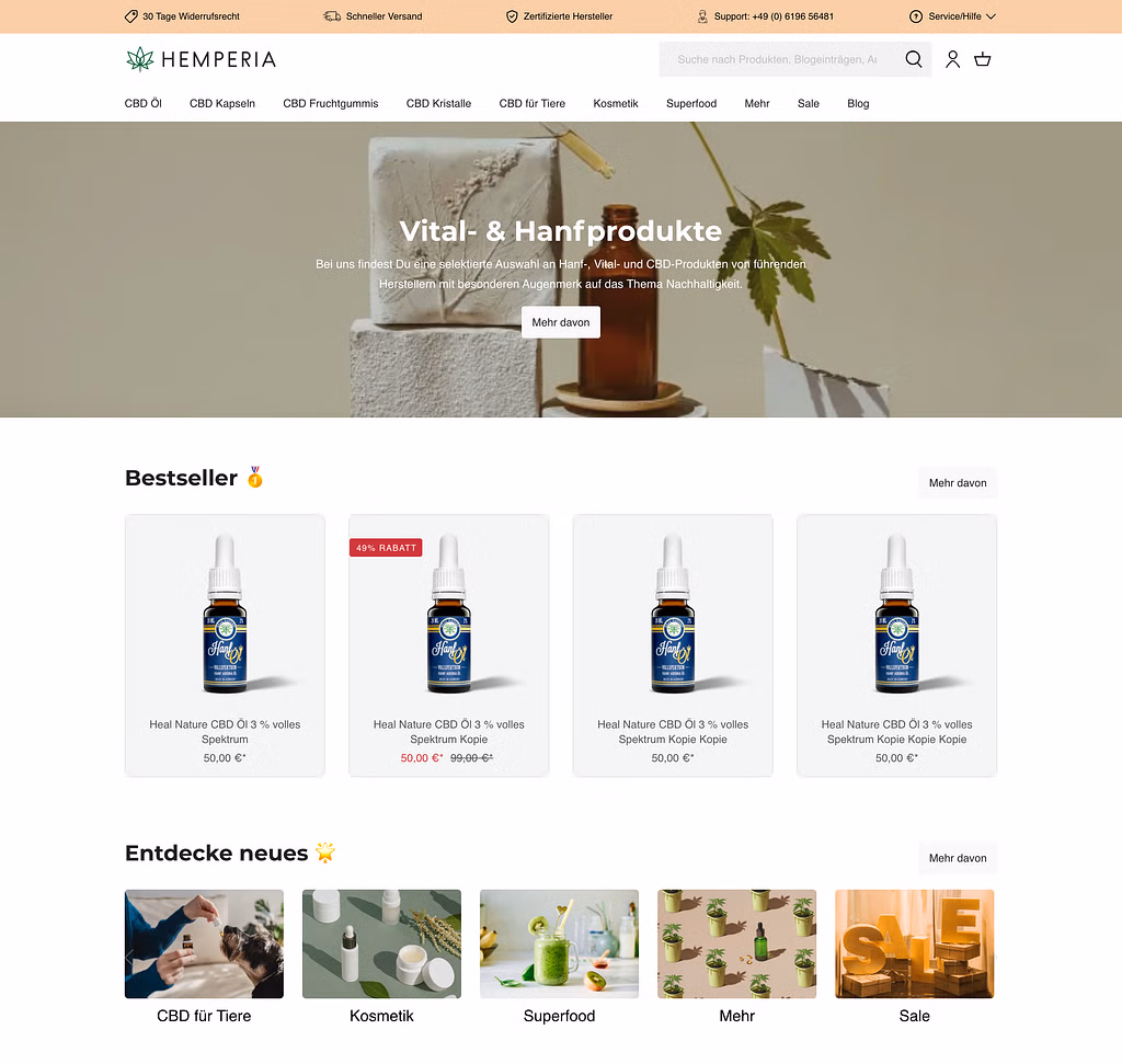 Qubix Consulting GmbH Project - Relaunch und Migration von Shopify zu Shopware 6