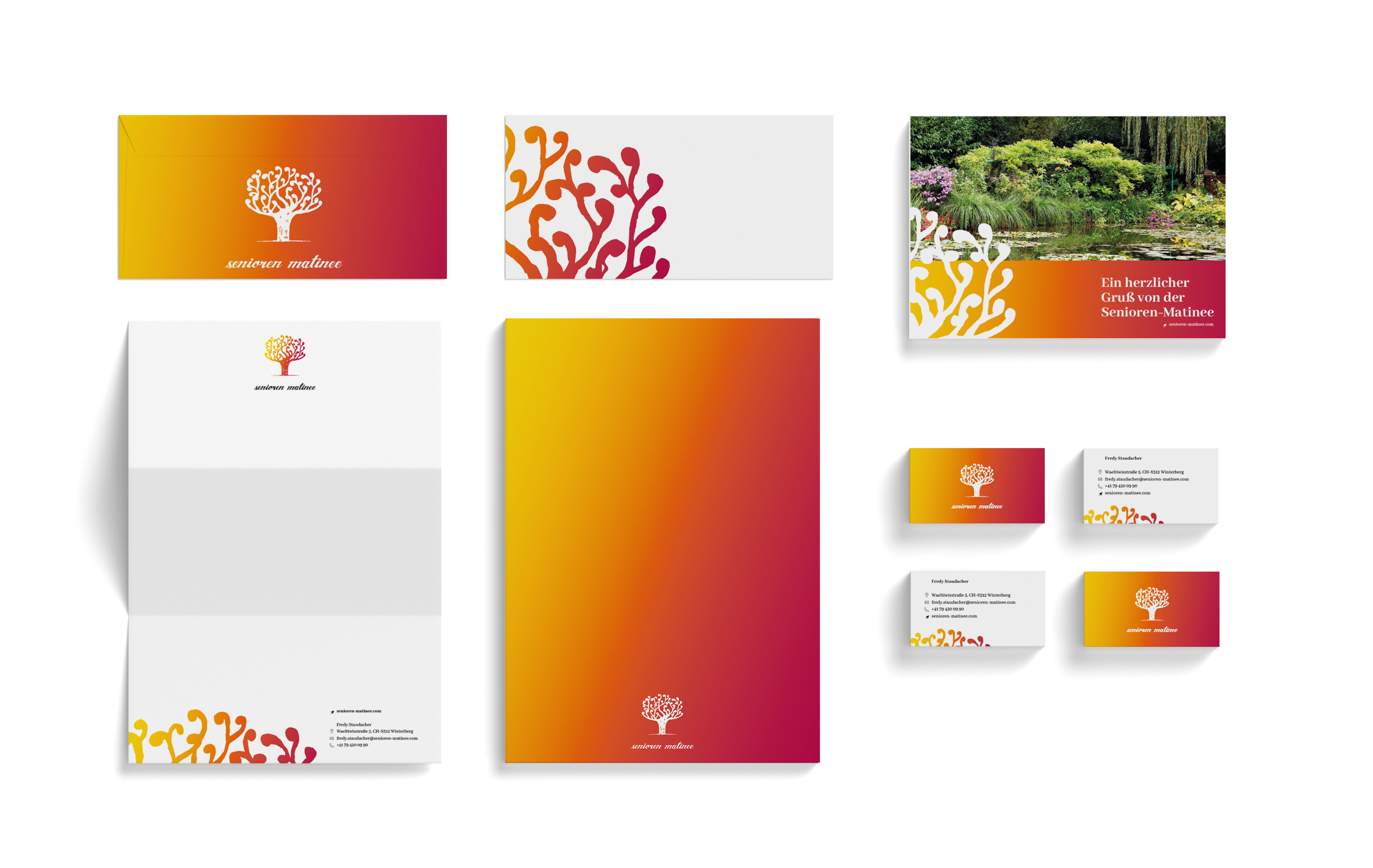HCG corporate designs Project - Branding en webdesign voor seniorenmatinee
