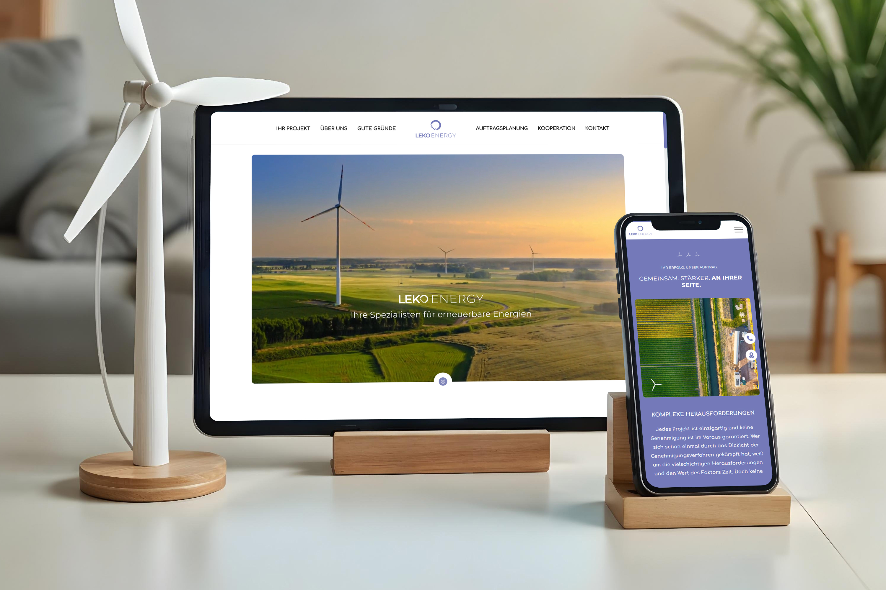 4eck Media | Webdesign & SEO/GEO Project - Moderne website met sterke SEO-basis voor hernieuwbare energie