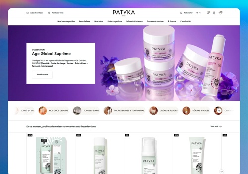 KNR Agency Project - Herontwerp van Patyka's e-commerce op Shopify Plus