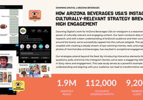 Dawning Digital Project - AriZona Beverages USA: Cultureel relevant content