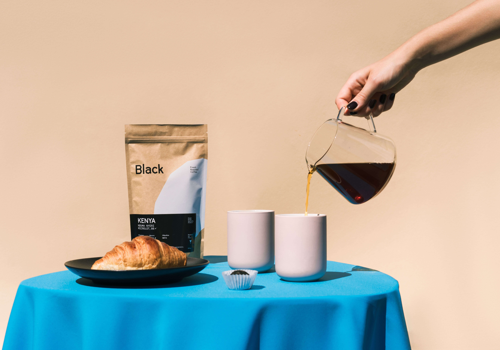 Orchidea Agency Project - Black, verpakkingsdesign en branding voor vers gebrande koffie