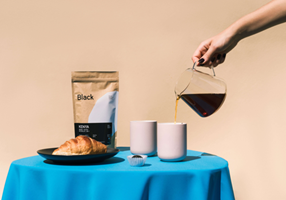 Orchidea Agency Project - Black, verpakkingsdesign en branding voor vers gebrande koffie
