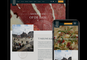 Rebels Project - ’t Nieuwe Kafé Custom Website
