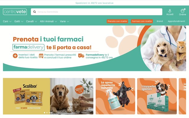 Studio Mate Web S.L. Project - CentroVete: webshop voor veterinaire producten