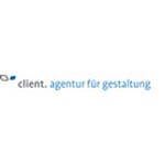 client. agentur für gestaltung Logo