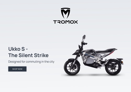 Shopify design & development voor Tromox (SA)
