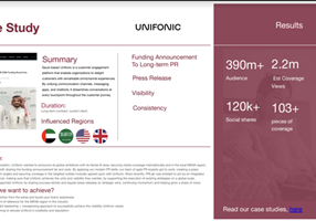 PRLab Project - Casestudy voor Unifonic