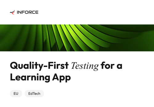 Inforce Digital Project - Mobieletests voor een EdTech-product