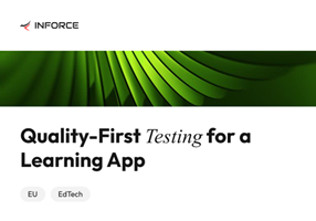 Inforce Digital Project - Mobieletests voor een EdTech-product