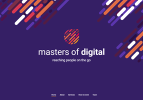 Unimedia Technology Project - Website van Masters of Digital