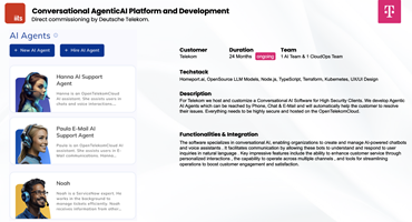 iits-consulting GmbH Project - Conversationele AgenticAI-plattform en ontwikkeling