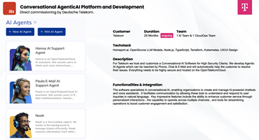 iits-consulting GmbH Project - Conversationele AgenticAI-plattform en ontwikkeling