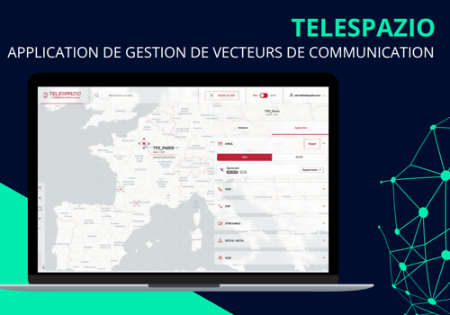 THE CODING MACHINE Project - TELESPAZIO: Applicatie voor het beheer van communicatievectoren
