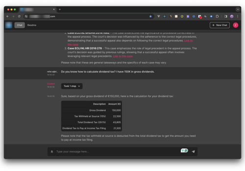 Devstark Project - AI-gedreven belastingassistent