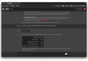 Devstark Project - AI-gedreven belastingassistent