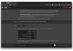 Devstark Project - AI-gedreven belastingassistent