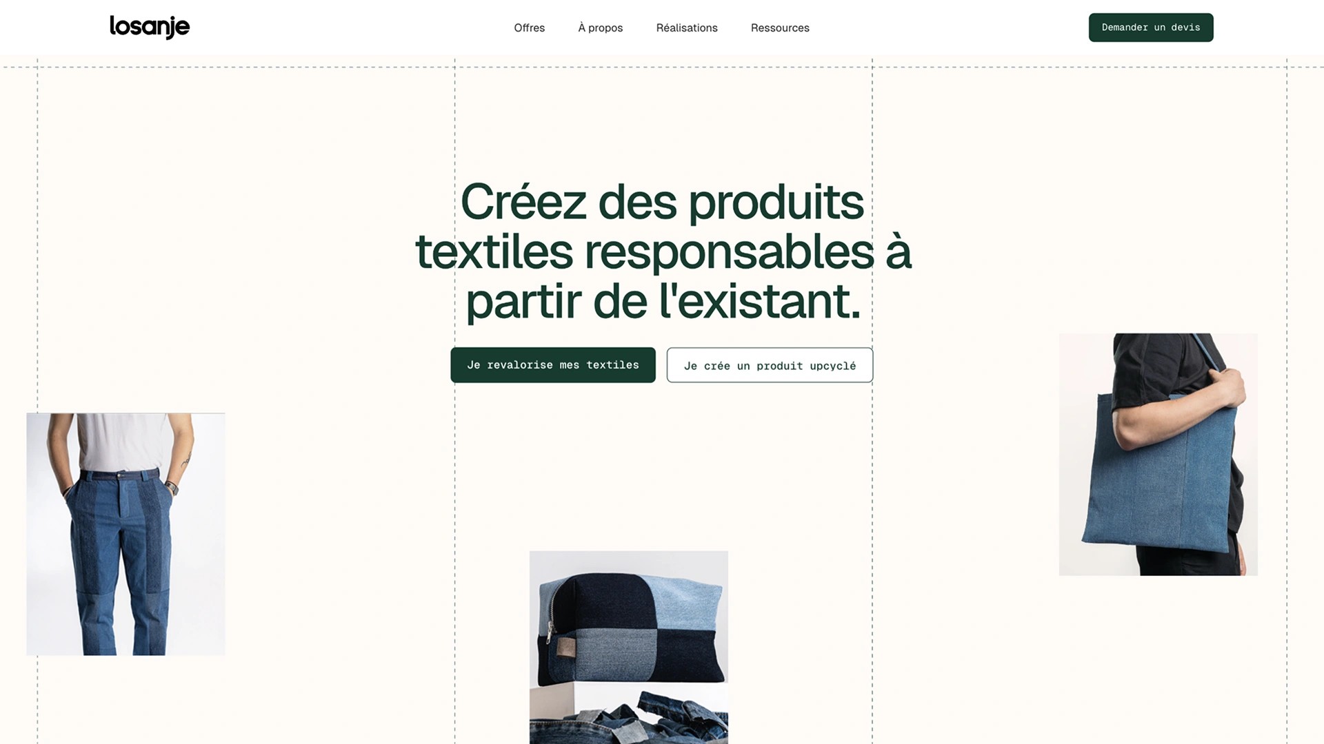Repositionner une marque d'upcycling textile avec une identité digitale premium