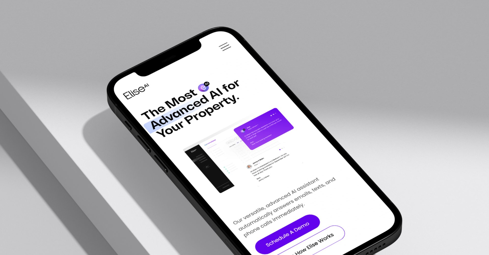 Vention Project - EliseAI: Uitbreiding van het bestaande platform en webontwikkeling