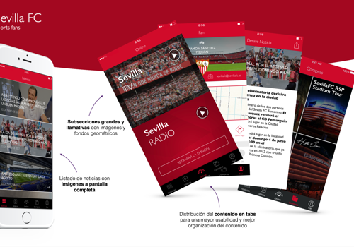 SEVILLA FC | Ontwikkeling van mobiele apps