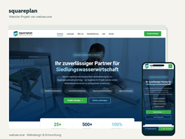 squareplan, webdesign voor een ingenieursbureau