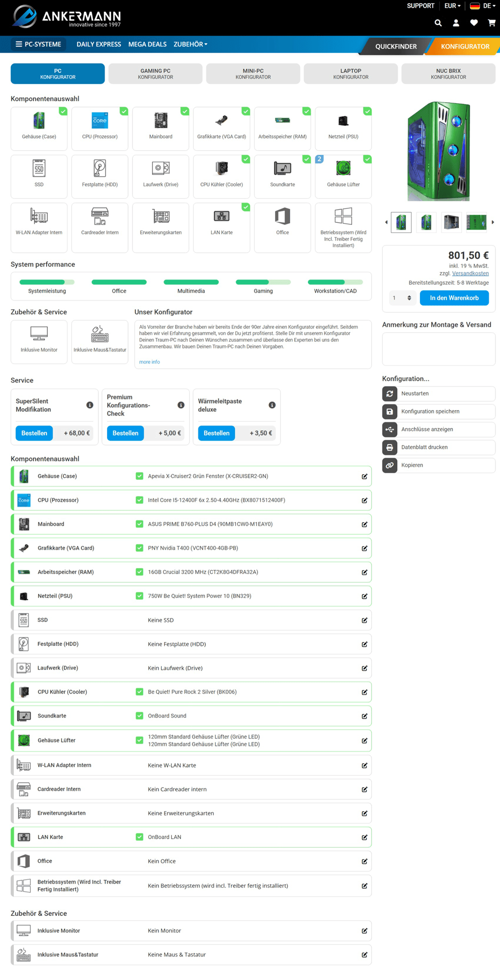 Kenner Soft Service GmbH Project - Software voor productconfiguratie met kunstmatige intelligentie voor de webwinkel