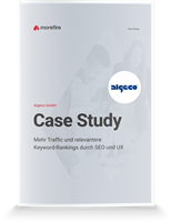 morefire GmbH Project - Meer verkeer en betere posities in relevante zoekwoorden door SEO en UX