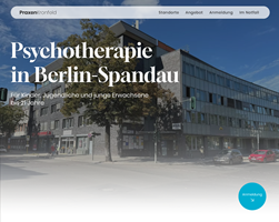 ArtiPixel Project - Website & logo voor Praxis Kronfeld, Psychotherapie in Berlijn