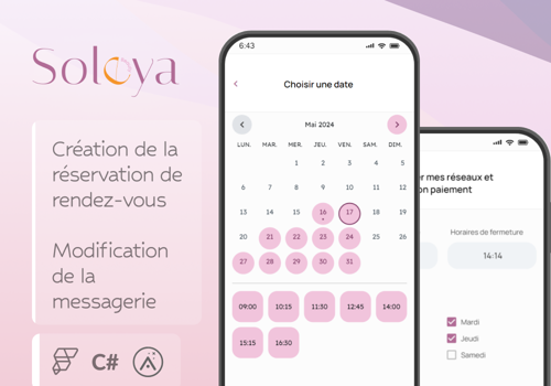 Soleya - Afspraakboekingsapplicatie